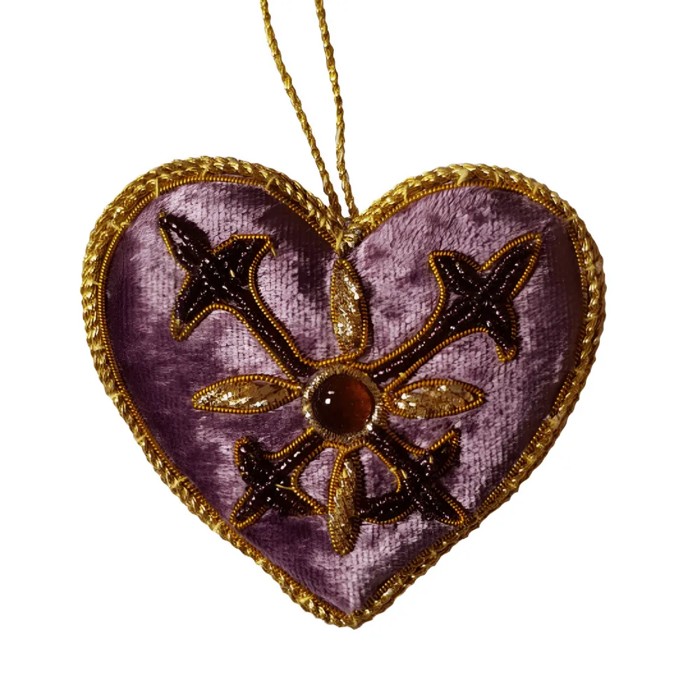 Purple Heart Ornament St. Nicolas