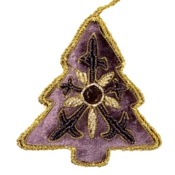 Purple Tree Ornament St. Nicolas