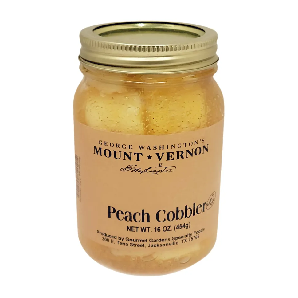Ready-to-Serve Jarred Cobbler - Peach