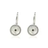 Sterling Silver and Mother of Pearl Star Button Earrings