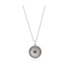 Sterling Silver and Mother of Pearl Star Button Pendant
