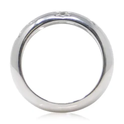 Sterling Silver and White Topaz Ring Star