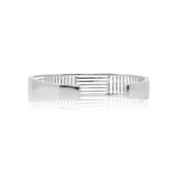 Sterling Silver Shutter Cuff Bracelet