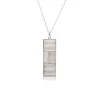 Sterling Silver Shutter Pendant