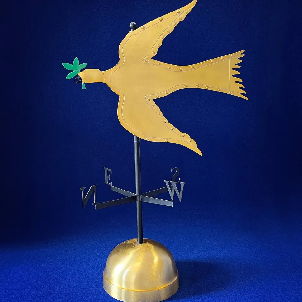 Tabletop Dove of Peace Weathervane
