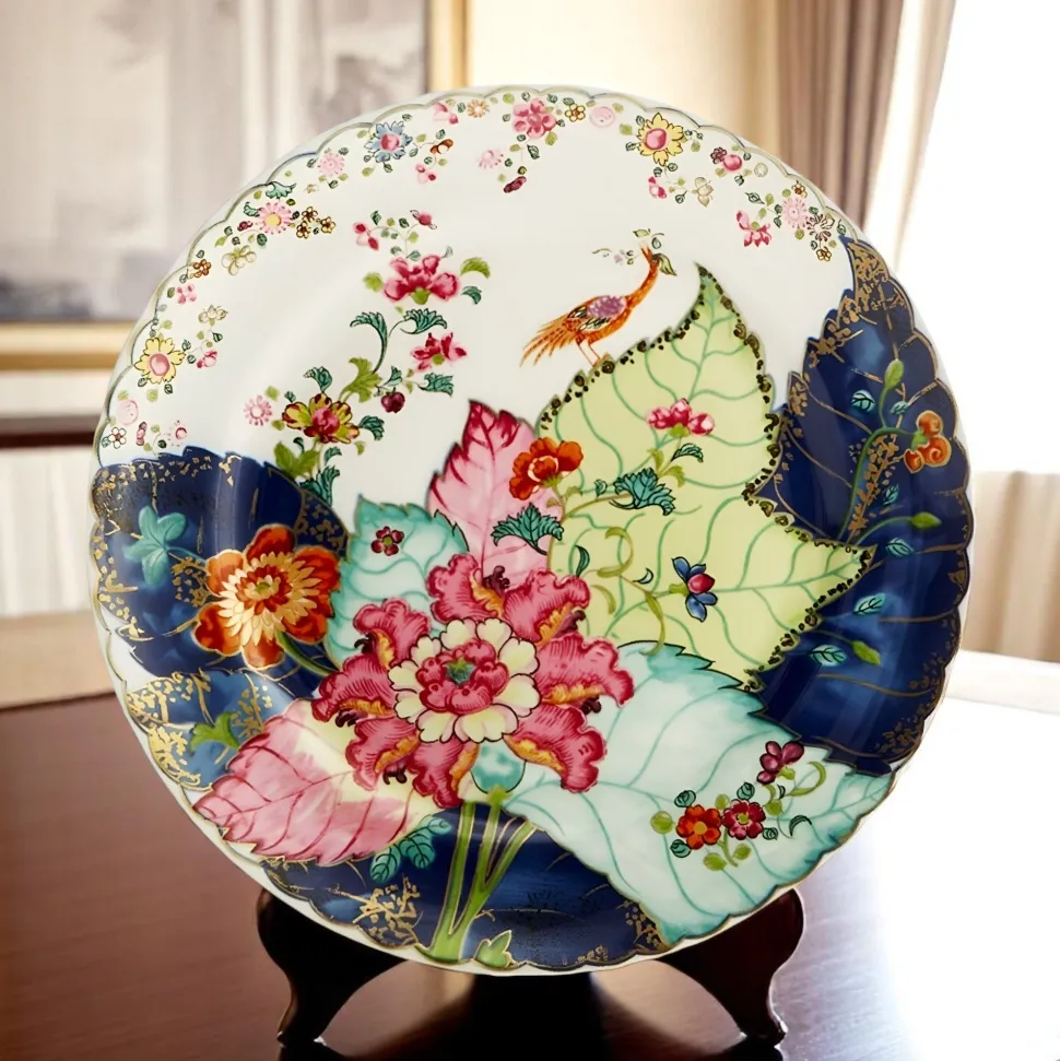 Tobacco Leaf Dessert Plate
