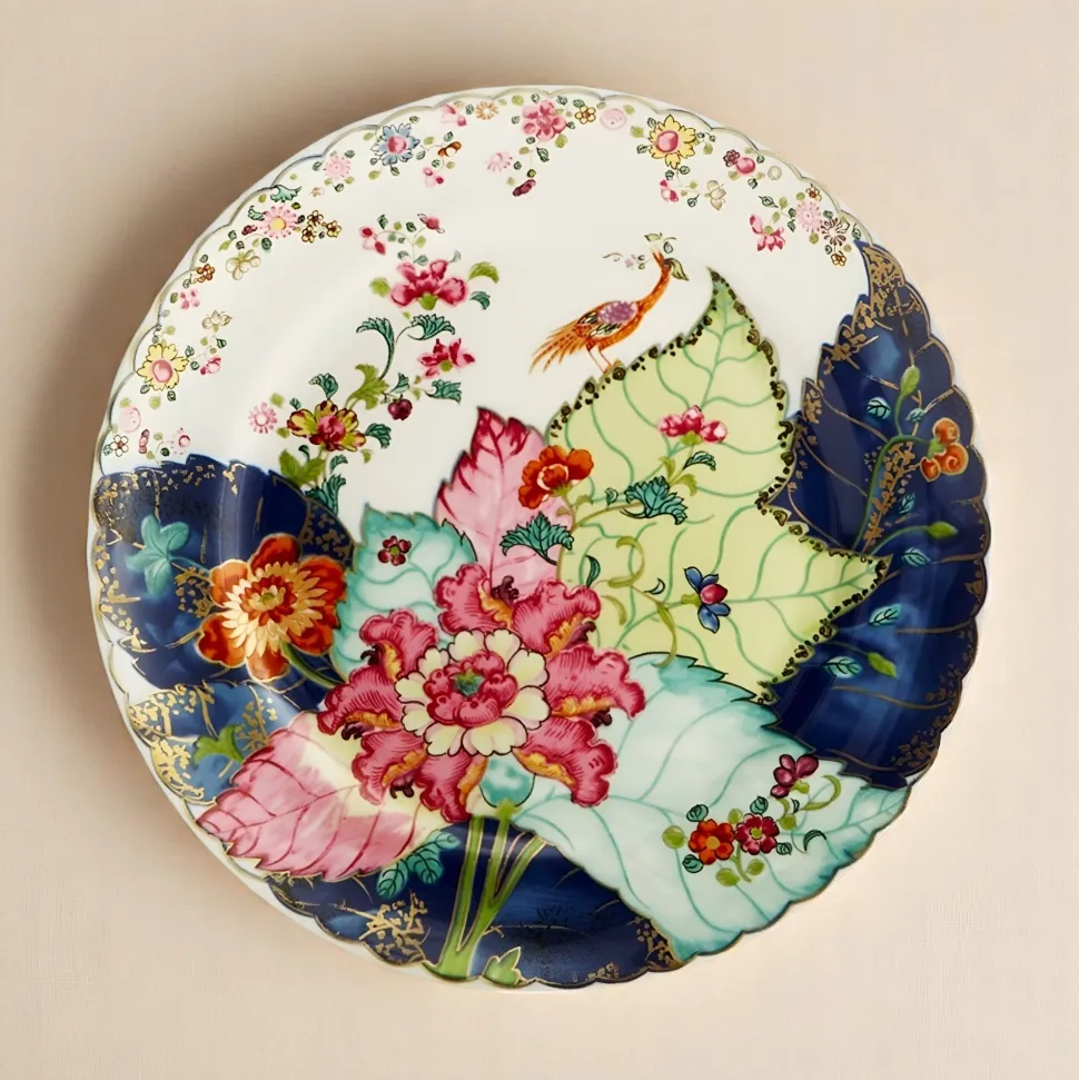 Tobacco Leaf Dessert Plate