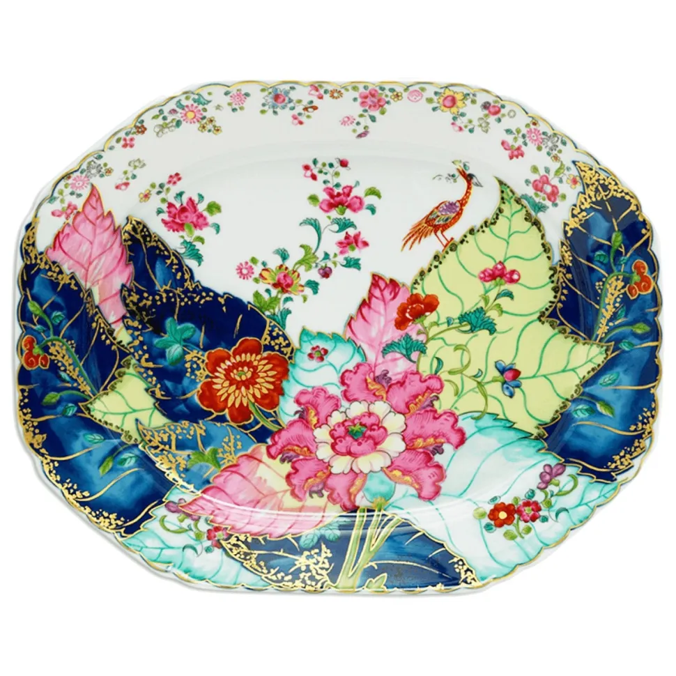 Tobacco Leaf 15.5” Platter