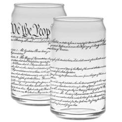 US Constitution Tall Glassware